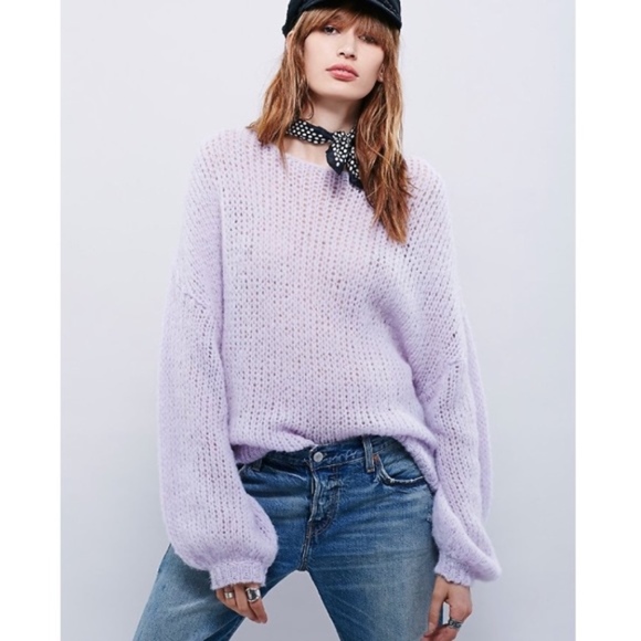 Free People Sweaters - Free People Alpaca Cloud Pullover Knit M X109/N